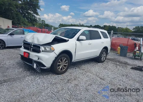 2015 Dodge Durango Limited из США, поврежденный, VIN 1C4RDJDG4FC139578